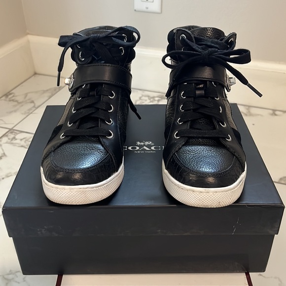 Authentic Coach high top sneakers - Picture 2 of 8